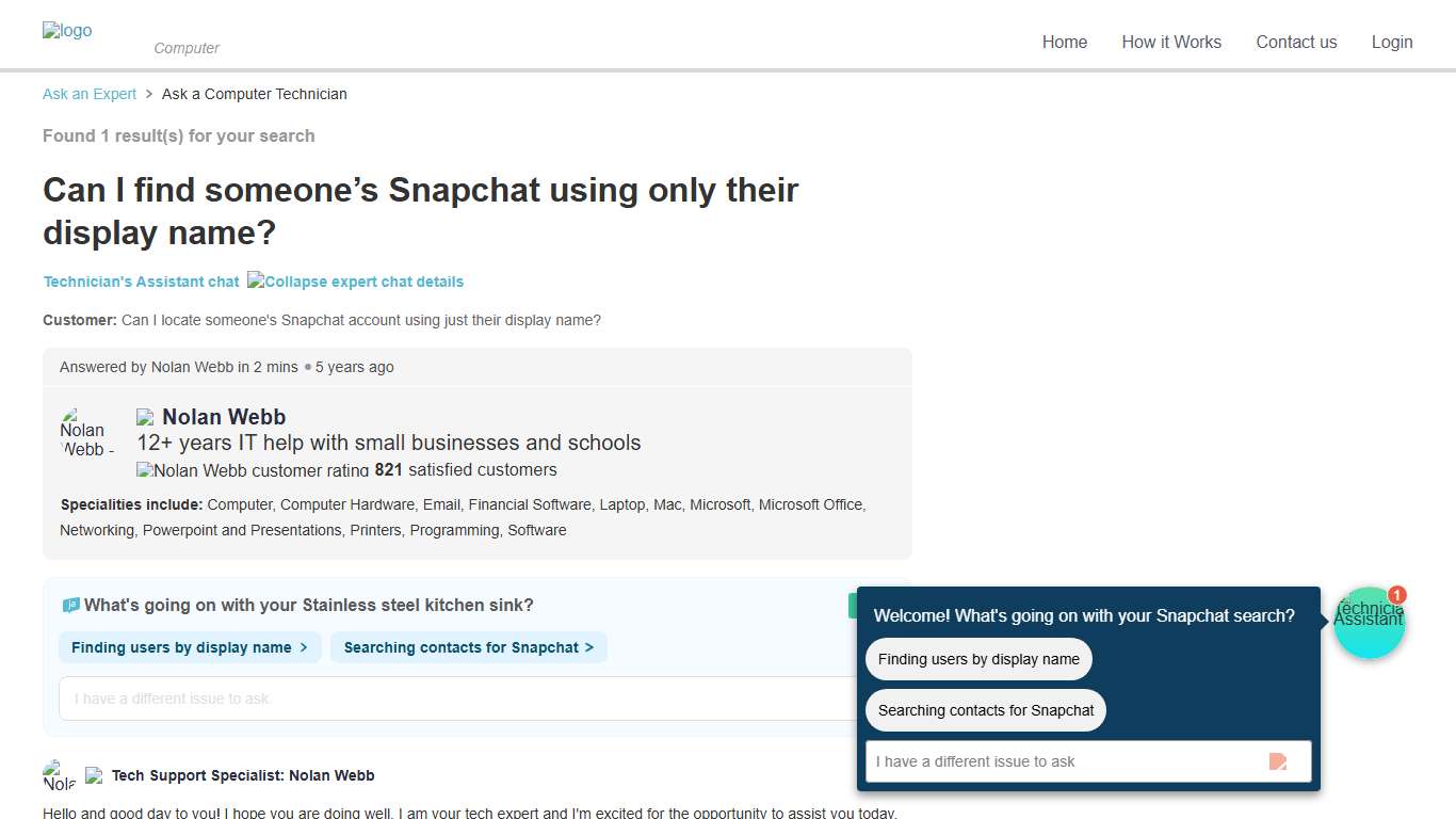 Can I find someone’s Snapchat using only their display name?
